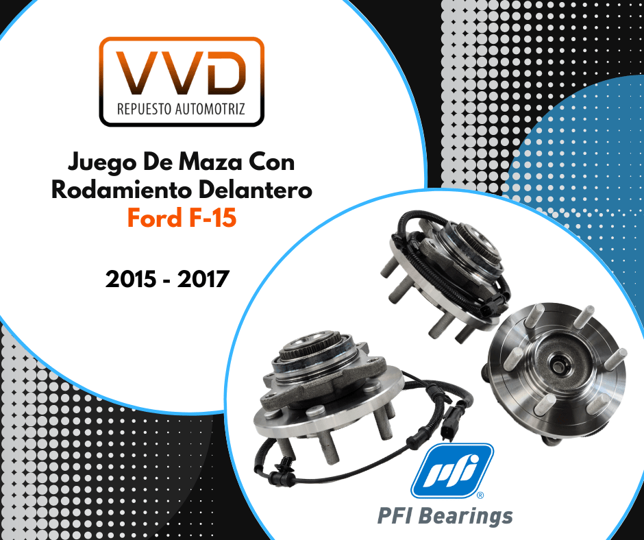 JUEGO DE MAZA C/RODAMIENTO DELANTERO FORD F-150 2015/2017 2