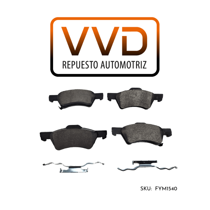 JEUGO DE PASTILLAS DELANTERAS Y TRASERAS (TRAS. DISCO 302MM) CHRYSLER TOWN & COUNTRY DODGE CARAVAN G3