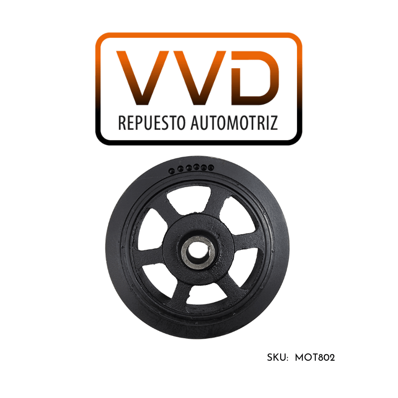 POLEA CIGUEÑAL (DUMPER) 3.3 - 3.8 CHRYSLER TOWN & COUNTRY DODGE CARAVAN GRAND CARAVAN 1990/20071