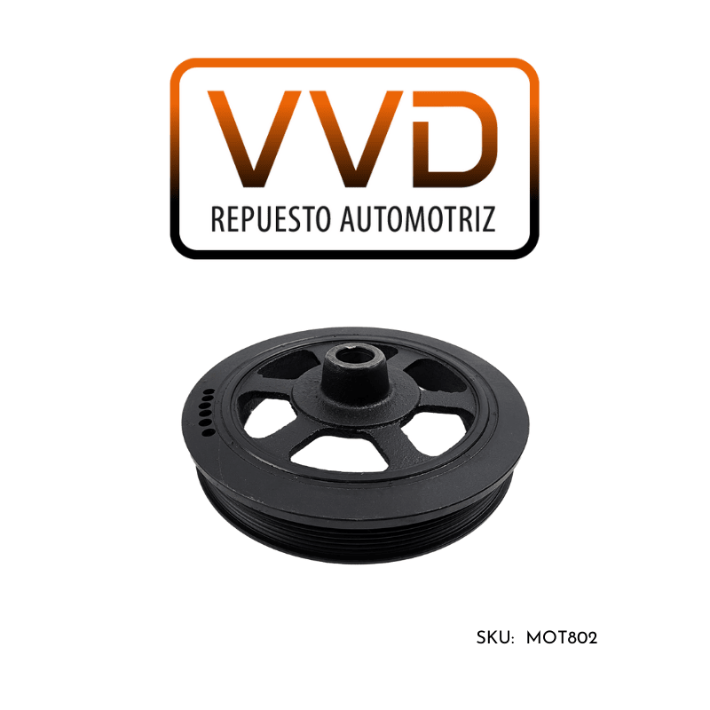 POLEA CIGUEÑAL (DUMPER) 3.3 - 3.8 CHRYSLER TOWN & COUNTRY DODGE CARAVAN GRAND CARAVAN 1990/20073