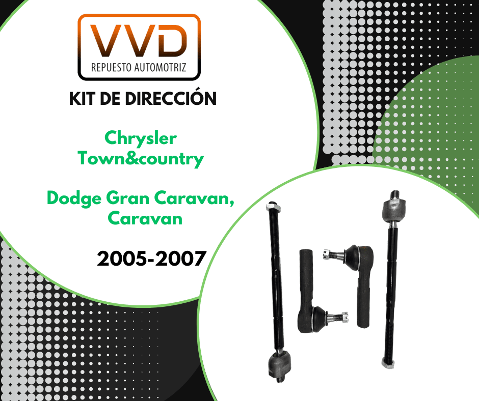 KIT DIRECCION CHRYSLER TOWN & COUNTRY DODGE CARAVAN GRAND CARAVAN 2005/2007 2