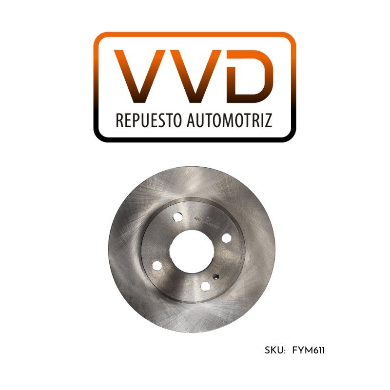 JUEGO DISCOS DE FRENO DELANTERO FORD FIESTA 1.6 2001/20101