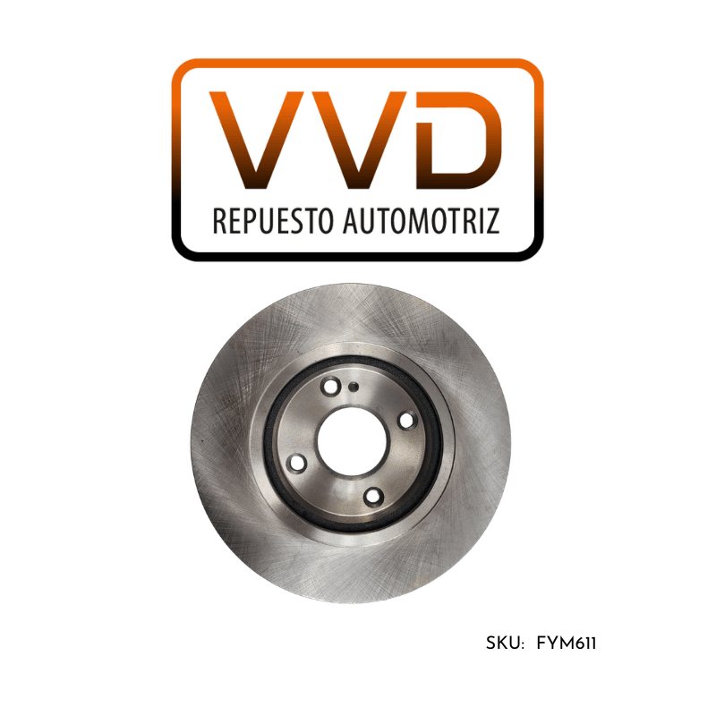 JUEGO DISCOS DE FRENO DELANTERO FORD FIESTA 1.6 2001/20103