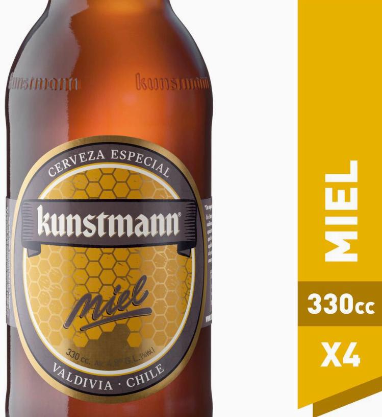 KUNSTMANN MIEL 4x330 cc
