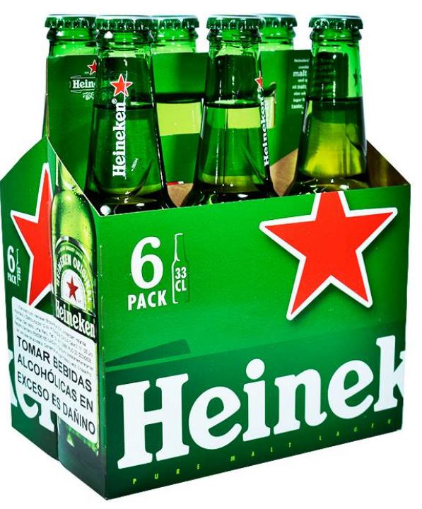 HEINEKEN BOTELLIN 6x330cc
