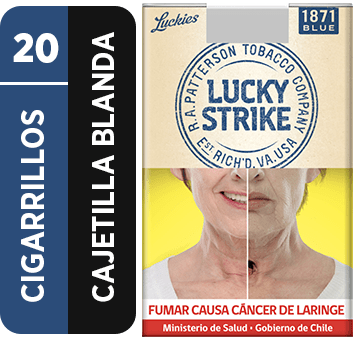 LUCKY STRIKE PATTERSON AZUL BLANDO 20UND1