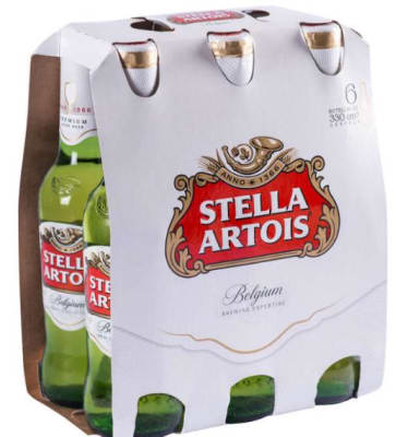 STELLA ARTOIS BOTELLIN 6X330CC1