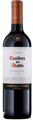 VINO CASILLERO DEL DIABLO CARMENERE 750CC1