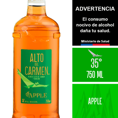 ALTO DEL CARMEN APPLE 35° 750 ML1