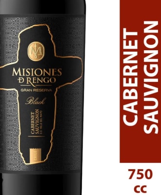 VINO MISIONES BLACK GRAN RSVA CABERNET SAUV. 750CC1