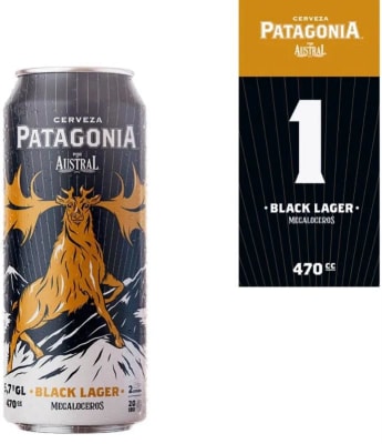 PATAGONIA BLACK LAGER LATA 470CC1