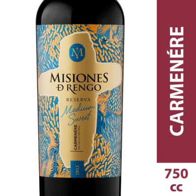 VINO MISIONES MEDIUM SWEET CARMENERE 750 CC1