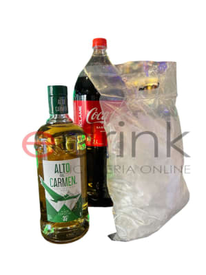 PROMO ALTO 1 LT + COCA COLA 2.5LT + HIELO1
