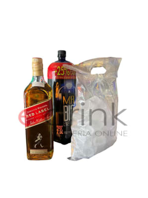 PROMO JW ROJO 1 LT + MR BIG + HIELO1