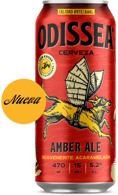 CERVEZA ODISSEA  AMBER 470 CC1