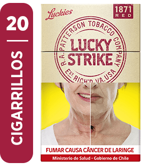 LUCKY STRIKE PATTERSON ROJO 20UND1