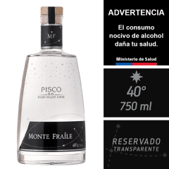 PISCO MONTE FRAILE TRANSPARENTE 40 °