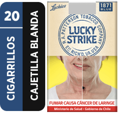 LUCKY STRIKE PATTERSON AZUL BLANDO 20UND