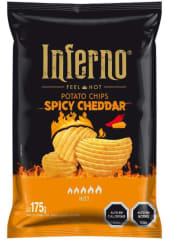 PAPAS INFERNO SPICY CHEDDAR 175GR