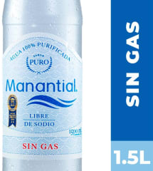 AGUA MANANTIAL 1.5LT SIN GAS