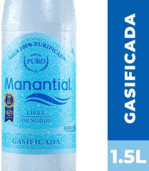 AGUA MANANTIAL 1.5LT CON GAS