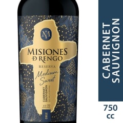VINO MISIONES MEDIUM SWEET CAB SAUV 750CC
