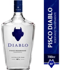 PISCO DIABLO TRANSPARENTE 40°