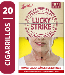LUCKY STRIKE PATTERSON ROJO 20UND