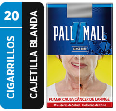 PALL MALL BLANDO AZUL  20UND