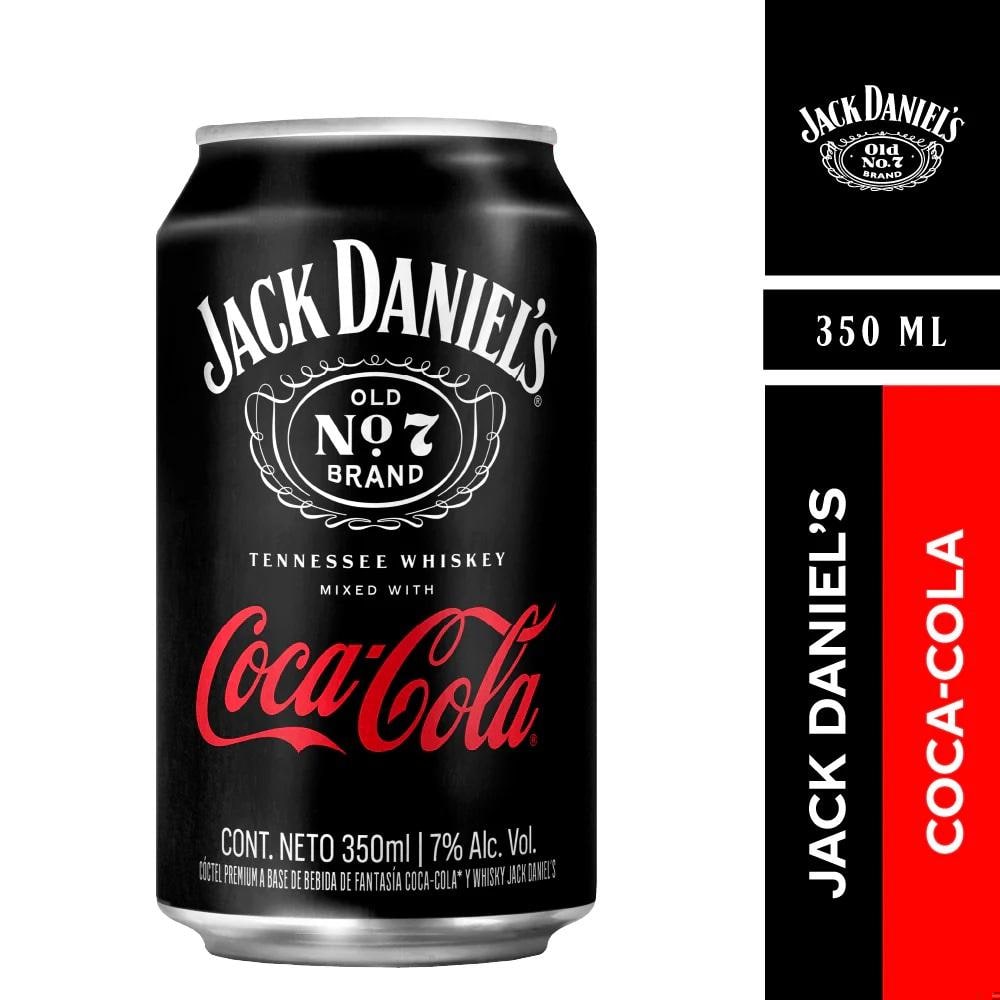 JACK DANIELS COCA LATA 350ML