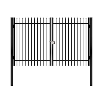 Pack Portón Vehicular Perfil Metálico 2.50 x 1.80 Mts + Postes