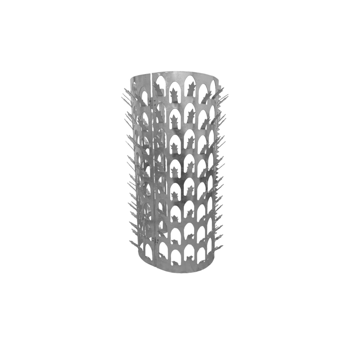 Puntas Dientes Tiburón Coraza Anti Escalada Tuberías 110mm1