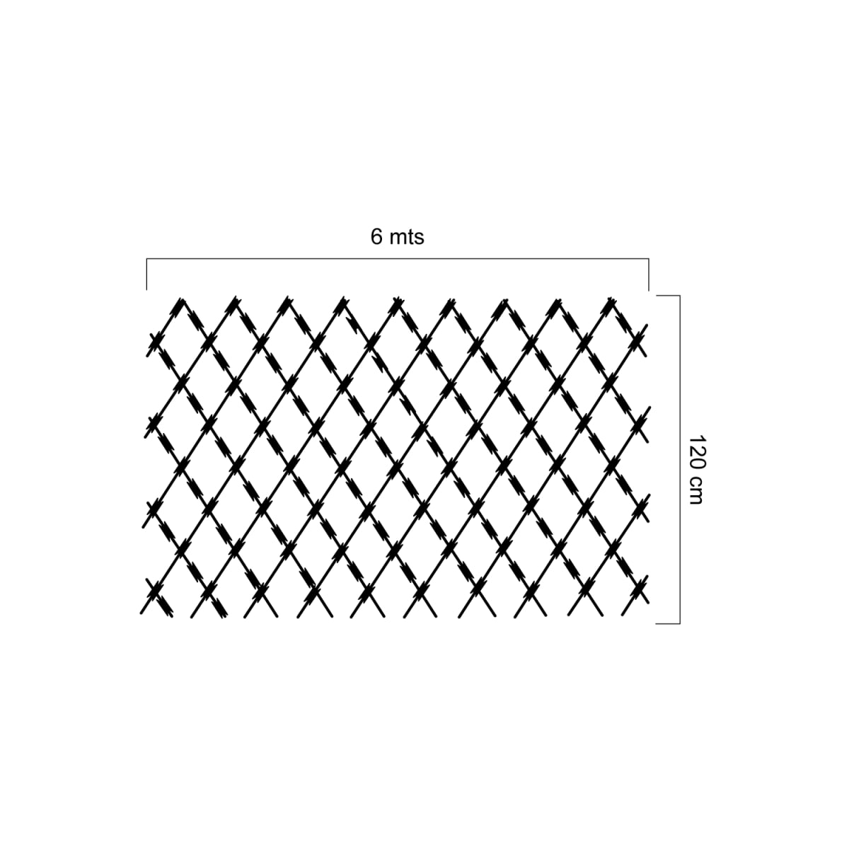 Rollo Malla Alcatraz 120 Cm x 6 Mts3