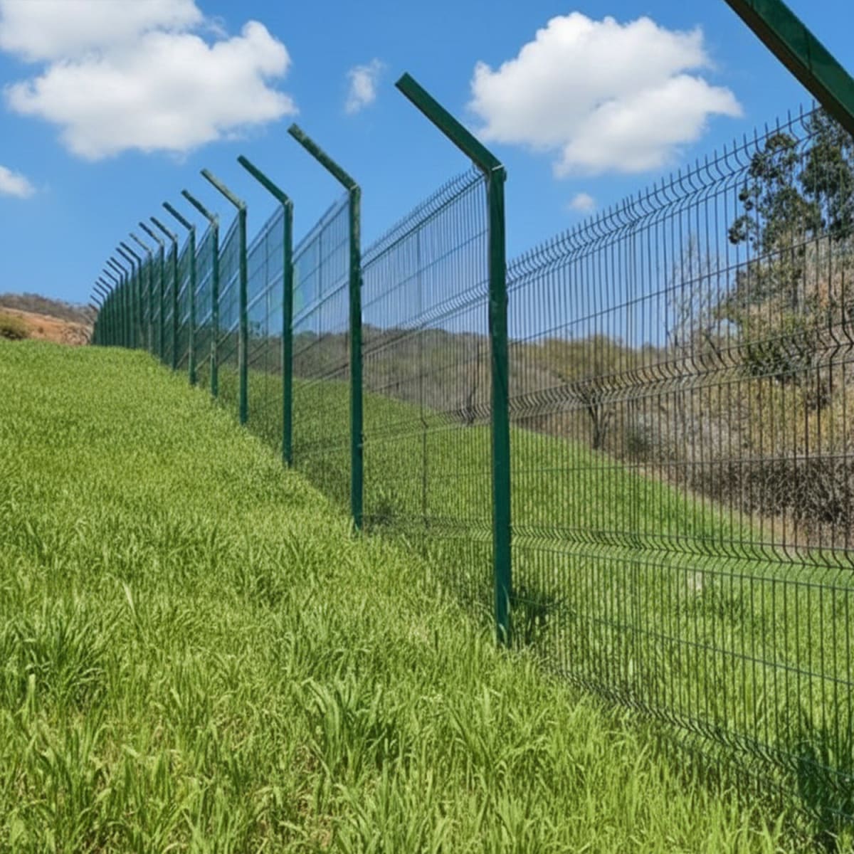 Poste Verde Con Brazo 2.70M1
