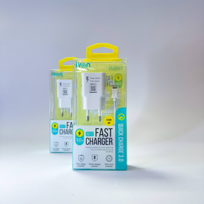 Cargador Carga Rapida de Iphone Ivon AD12