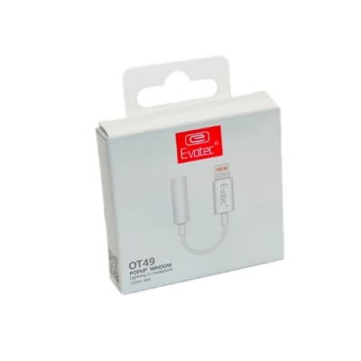 Adaptador de Ligtning a Jack Evotec OT491