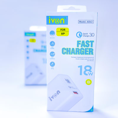 Cargador carga rápida tipo C de 18w Ivon AD43