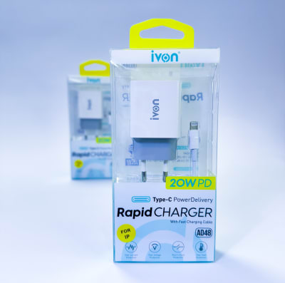 Cargador Carga Rapida para Iphone Ivon AD48 20W