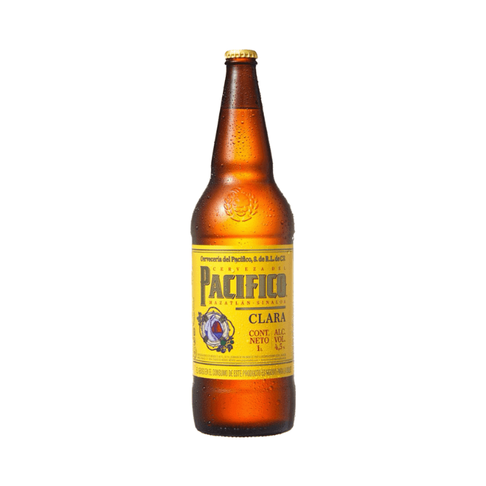 CERVEZA PACIFICO CLARA 1L1