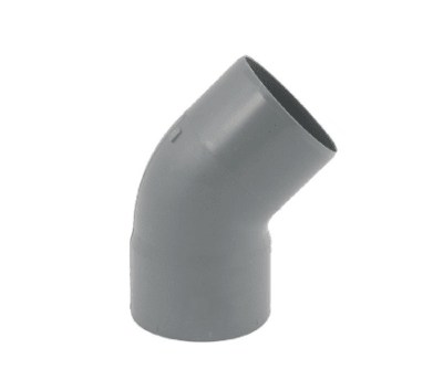 CODO PVC SANITARIO 45° x 50mm