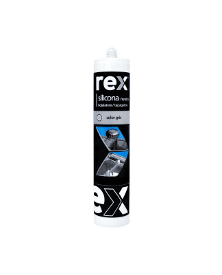 SILICONA PARA TECHO/CANAL GRIS CARTUCHO 300ML