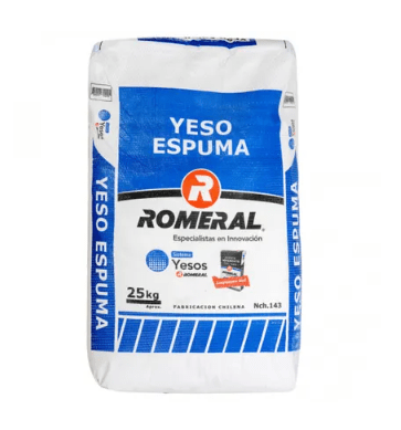 YESO ESPUMA ROMERAL SACO 25kg