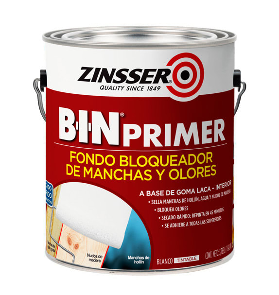 ZINSSER BIN PRIMER BLANCO MATE DOCTOR OBRA