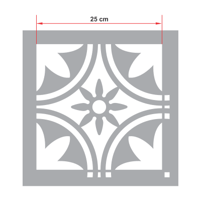 STENCIL FLORAL