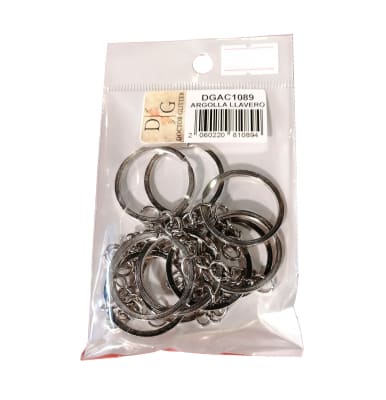 ARGOLLA LLAVERO METALICA x 10 Un.