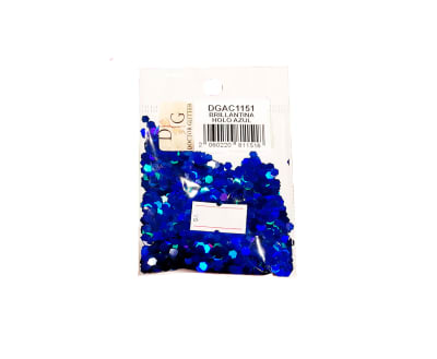 BRILLANTINA HOLOGRAFICA AZUL