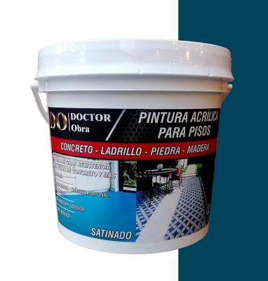 PINTURA ACRILICA PARA PISOS AZUL CARIBE