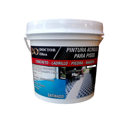 PINTURA ACRILICA PARA PISOS BLANCO