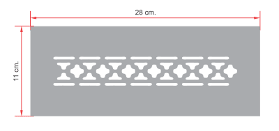 STENCIL CENEFA GRECIA