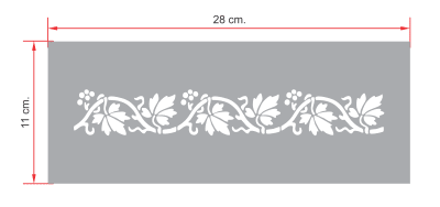 STENCIL CENEFA PARRA